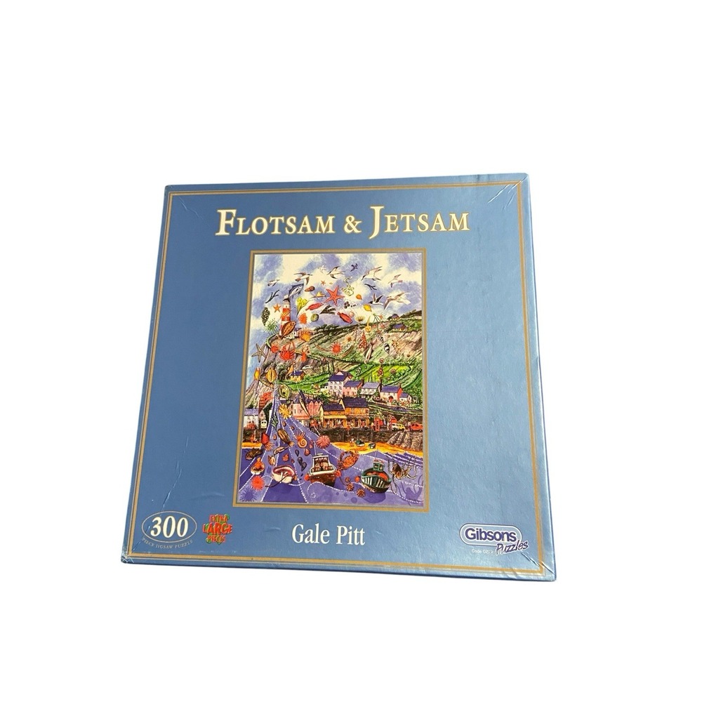 Gibsons Flotsam & Jetsam Gale Pitt 300 Piece Puzzle 2005 Complete